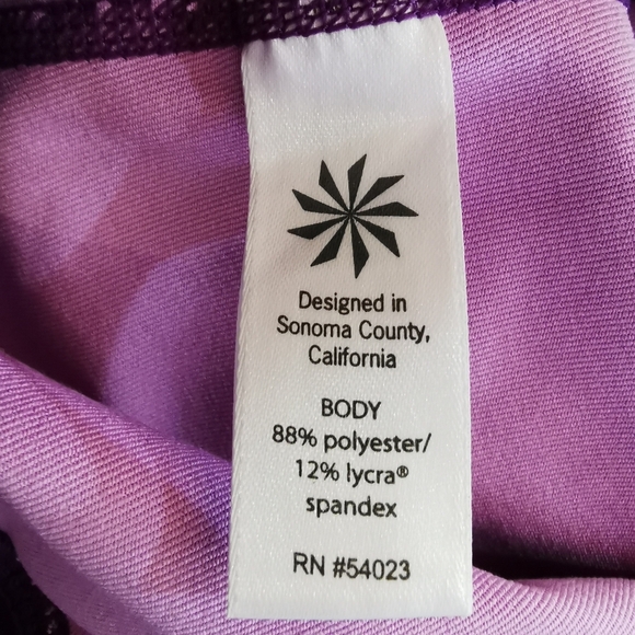 Athleta Chaturanga Cropped Leggings In Fuchsia/Pink - Sz S - Picture 6 of 7